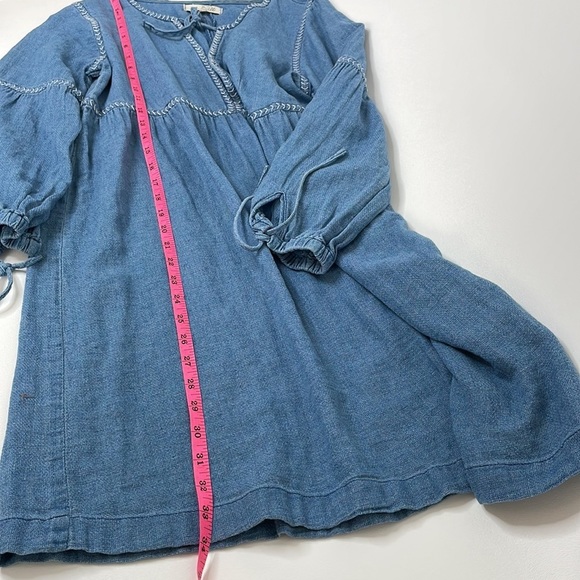 Madewell Indigo Peasant Dress Small - Picture 13 of 13